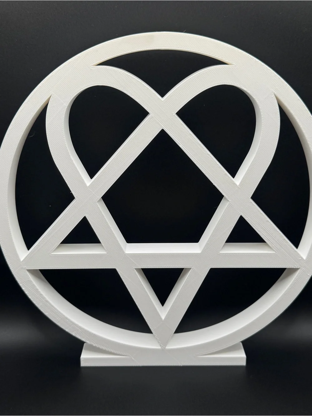 HIM Band Heartagram Table Decor
